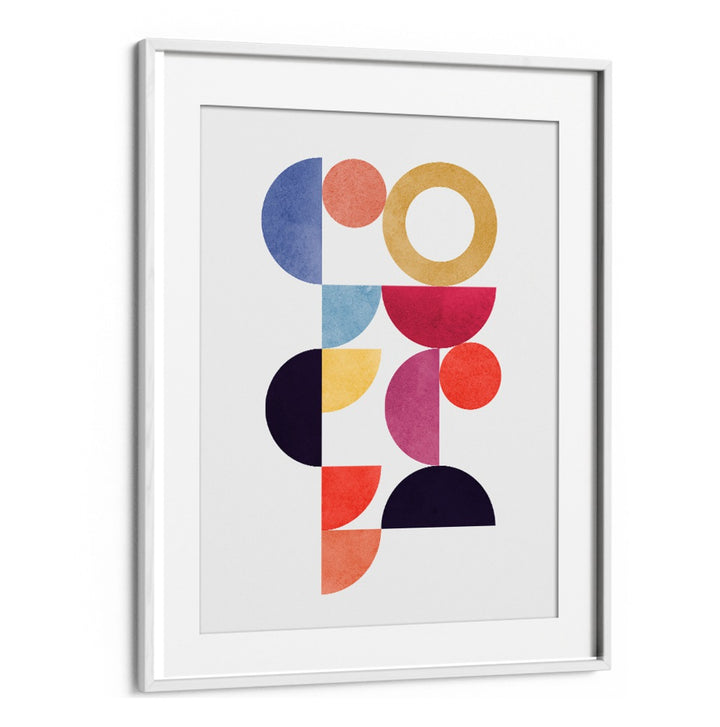 Vibrant CIRCLES IN HARMONY VII, GEOMETRIC ART PRINTS, enhance your space with a unique blend of artistry and wellness.