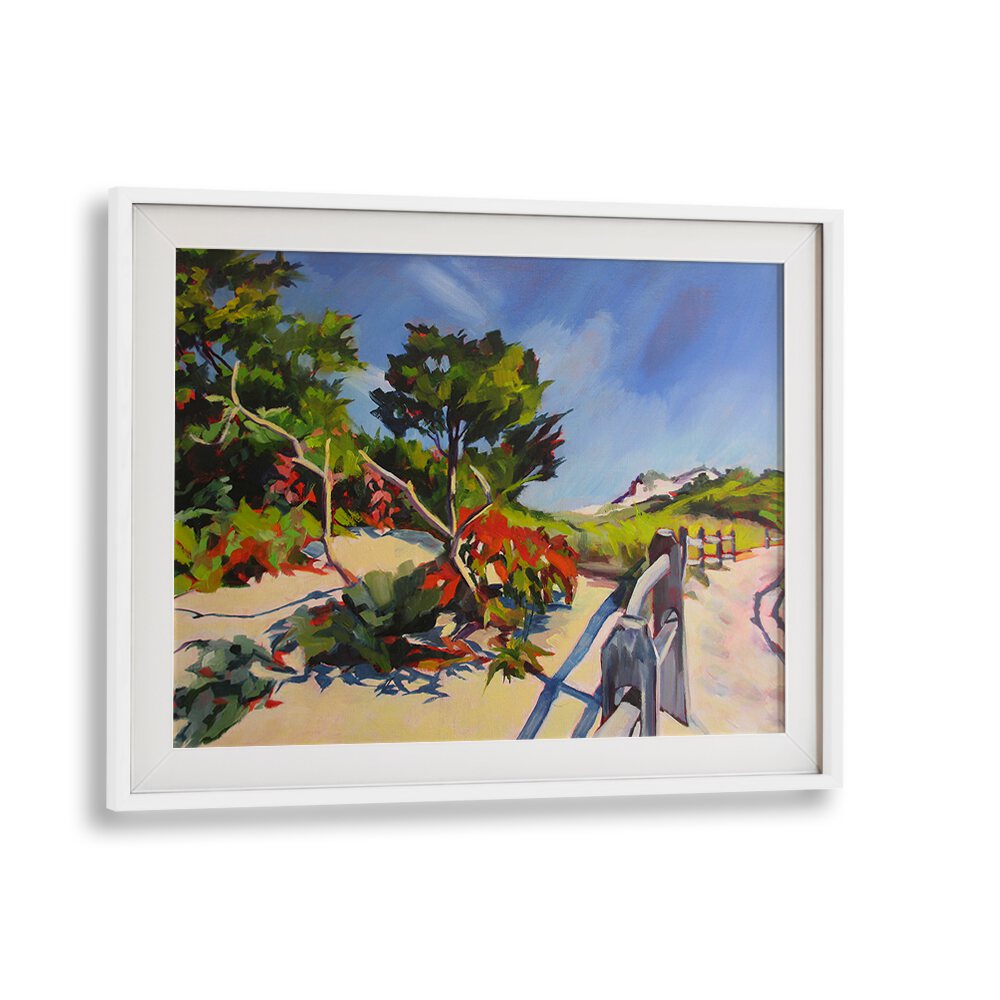 ISLAND BEACH WALK , LANDSCAPE PAINTINGS