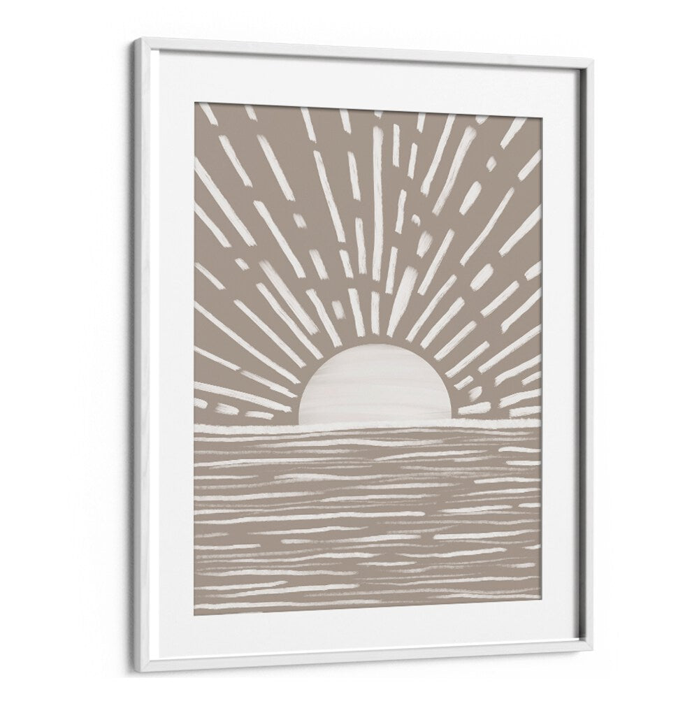 Stylish SUN ARTWORK III, BOHO ART PAINTINGS featuring a sunburst design, perfect for enhancing your bohemian decor.