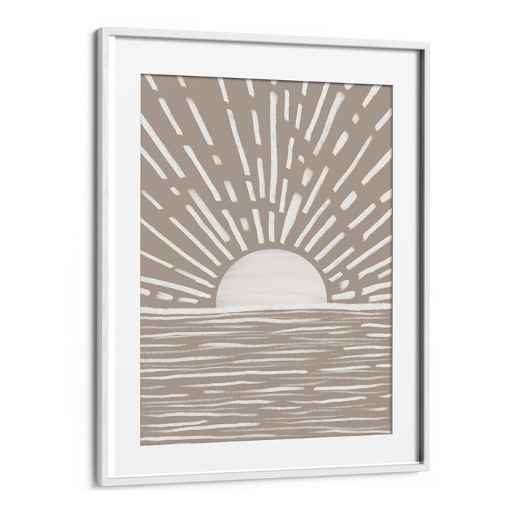 Stylish SUN ARTWORK III, BOHO ART PAINTINGS featuring a sunburst design, perfect for enhancing your bohemian decor.