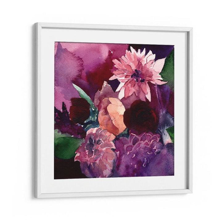 DAHLIAS SMALL , FLORAL FLOWER PAINTINGS