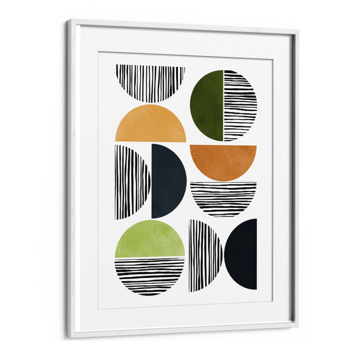 Modern LINES AND CIRCLES, GEOMETRIC ART PRINTS showcasing vibrant shapes and dynamic lines for stylish decor.