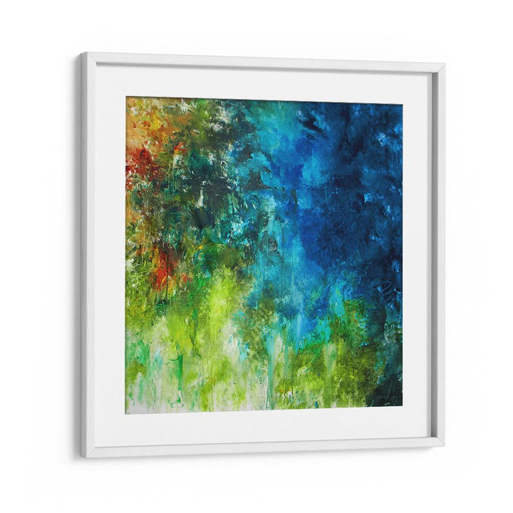 Vibrant Abstract Design I artwork featuring rich colors, ideal for modern decor, showcasing ABSTRACT PAINTINGS elegance.