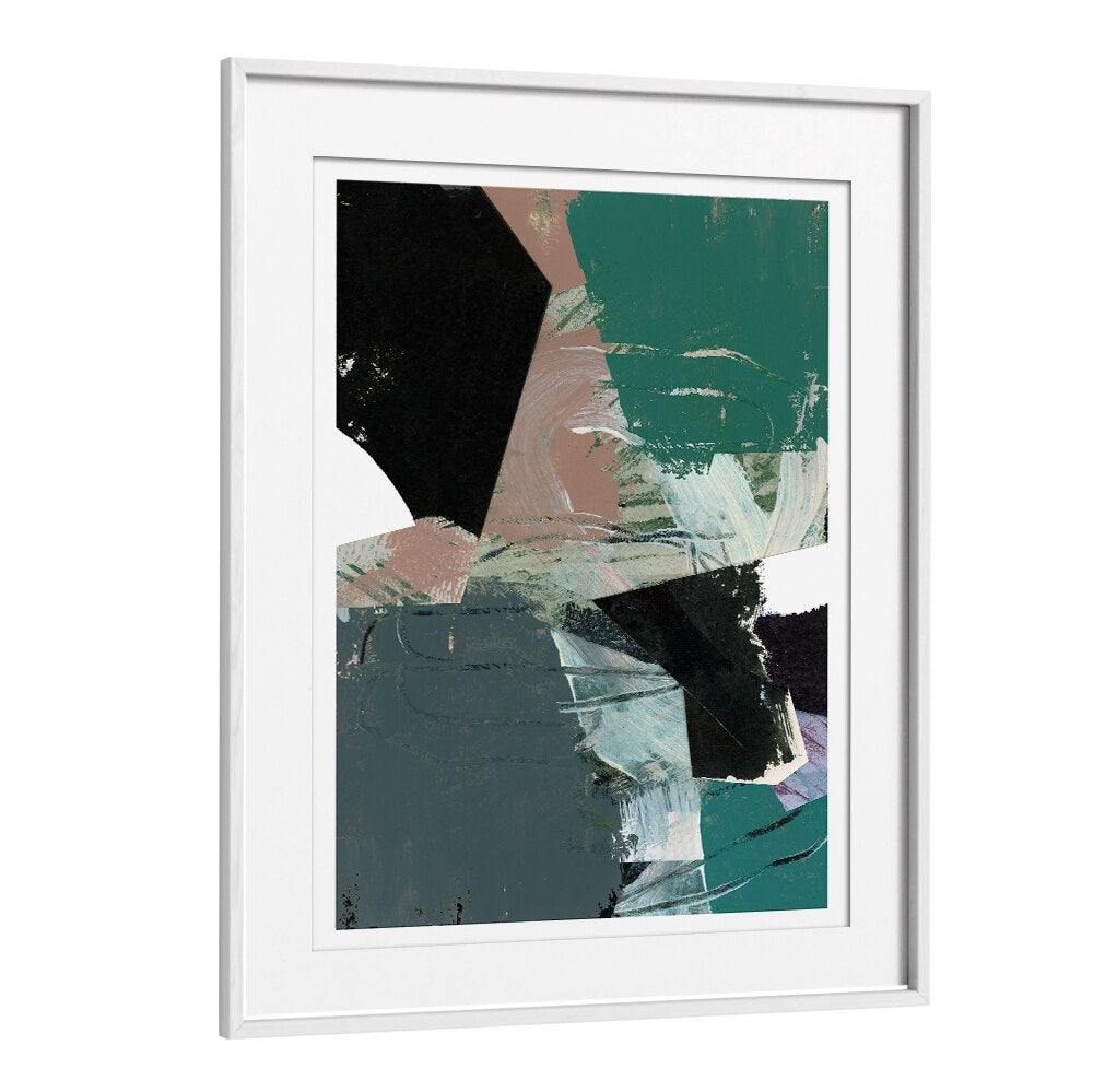 Stunning BLUE BLACK NEUTRAL III, ABSTRACT PAINTINGS featuring rich hues and captivating contemporary design for your space.