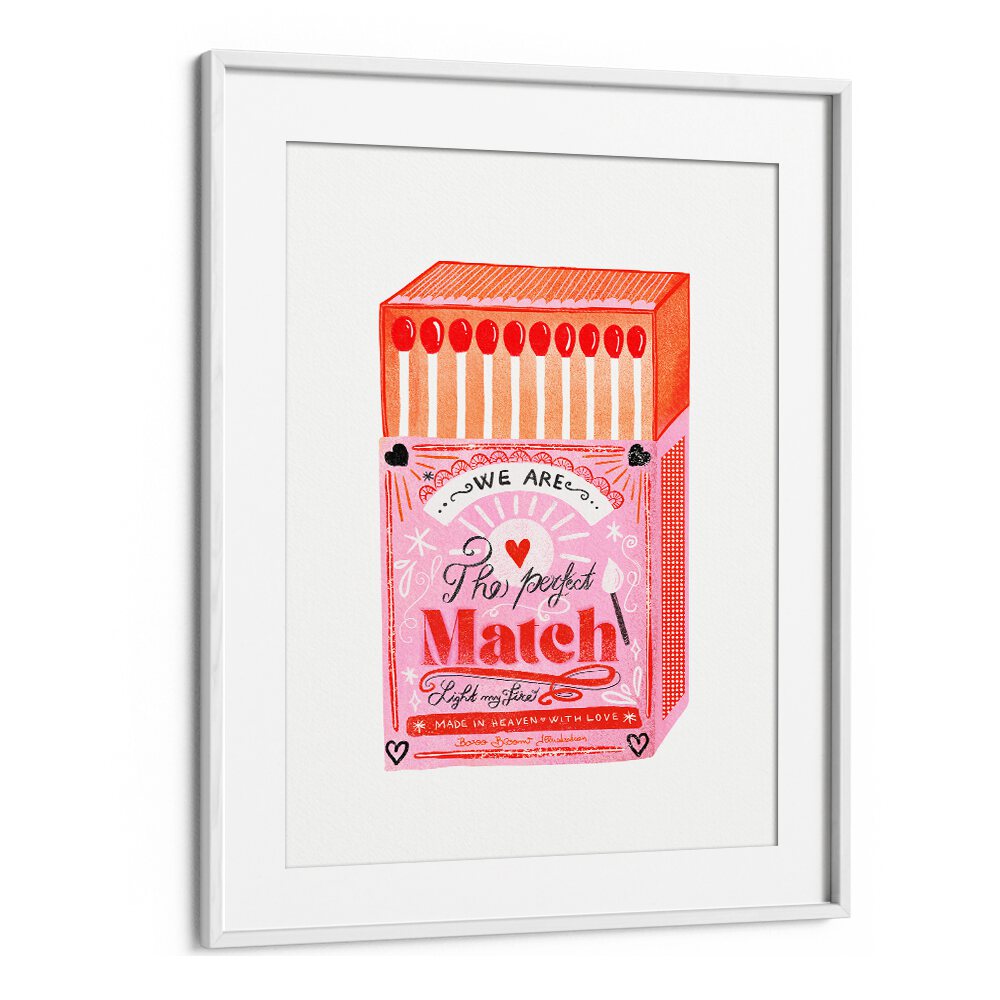 MATCH BOX - THE PERFECT MATCH II BY BAROO BLOOM , WALL ART PRINTS