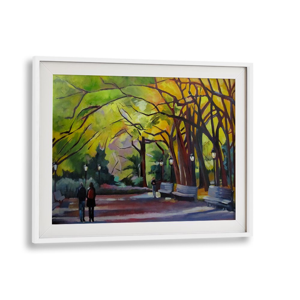 AUTUMN IN CENTRAL PARK , LANDSCAPE PAINTINGS