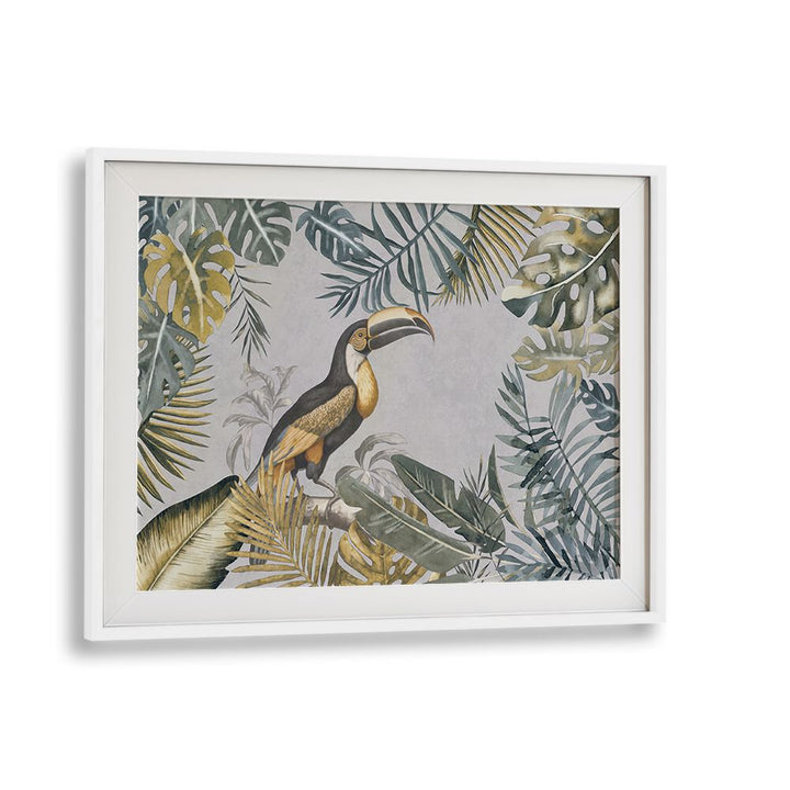 TOUCANS TROPICAL GARDEN BY ANDREA HAASE , WILDLIFE POSTERS, WILDLIFE PAINTINGS