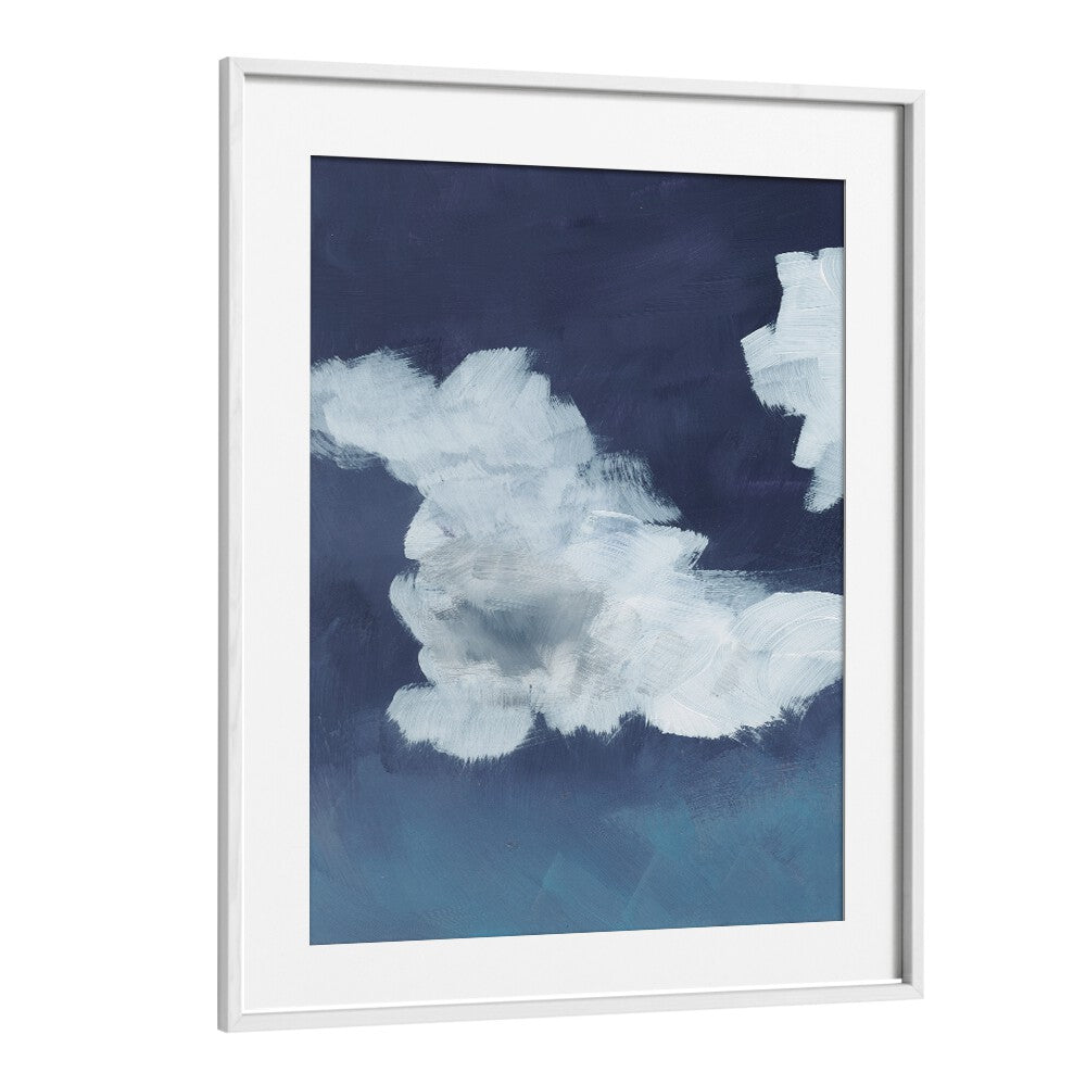 MYSTIC INDIGO CLOUDS III , ABSTRACT ART , ABSTRACT PAINTINGS