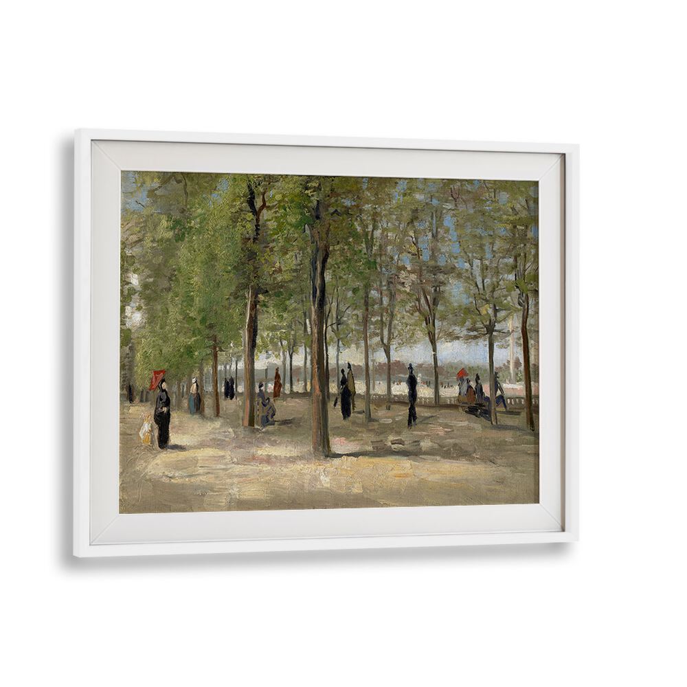 VAN GOGH'S TERRACE IN THE LUXEMBOURG GARDENS (1886), VINTAGE PAINTINGS