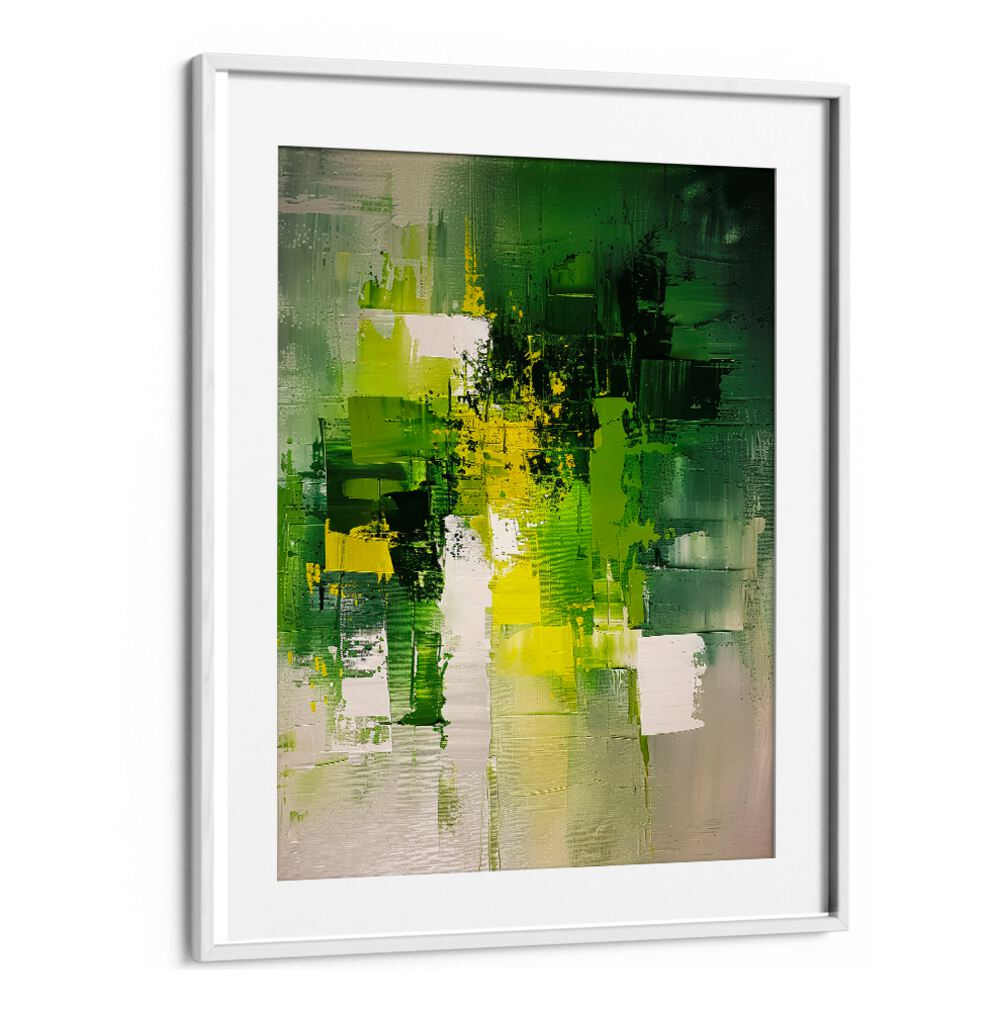 CONTEMPORART - MATCHA II , ABSTRACT PAINTINGS