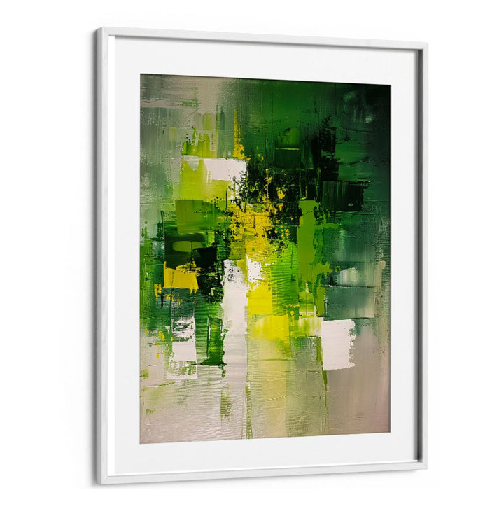 CONTEMPORART - MATCHA II , ABSTRACT PAINTINGS