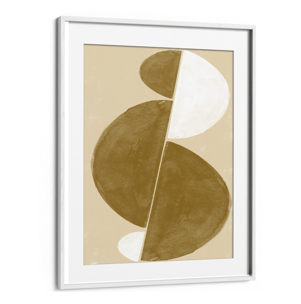 Stylish INTERACTION BALANCE NO. III, GEOMETRIC ART PRINTS featuring harmonious shapes and colors for modern decor.