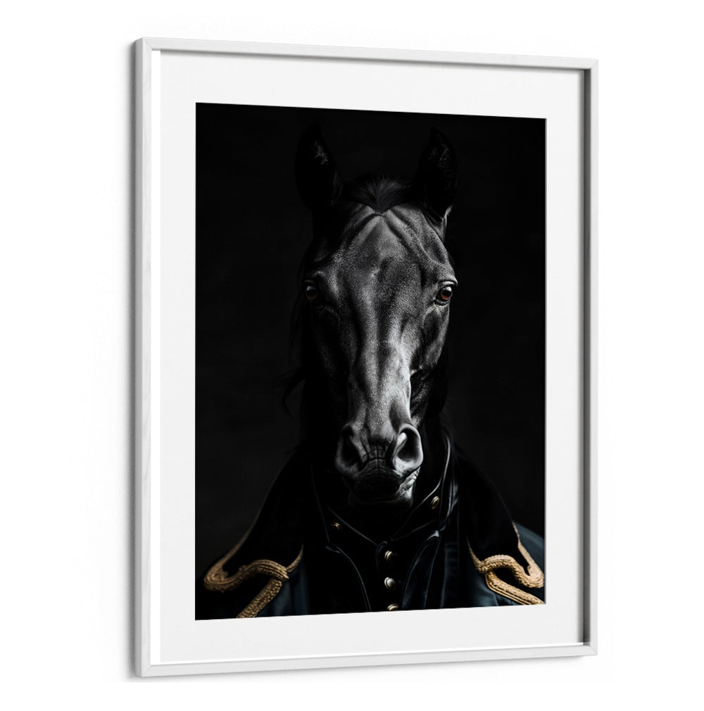 WILD SUITS - BLACK HORSE , ANIMAL PAINTINGS
