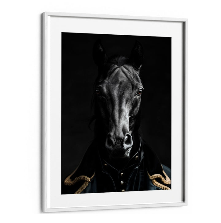 WILD SUITS - BLACK HORSE , ANIMAL PAINTINGS