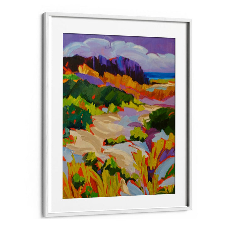 OVER THE DUNES II , LANDSCAPE PAINTINGS