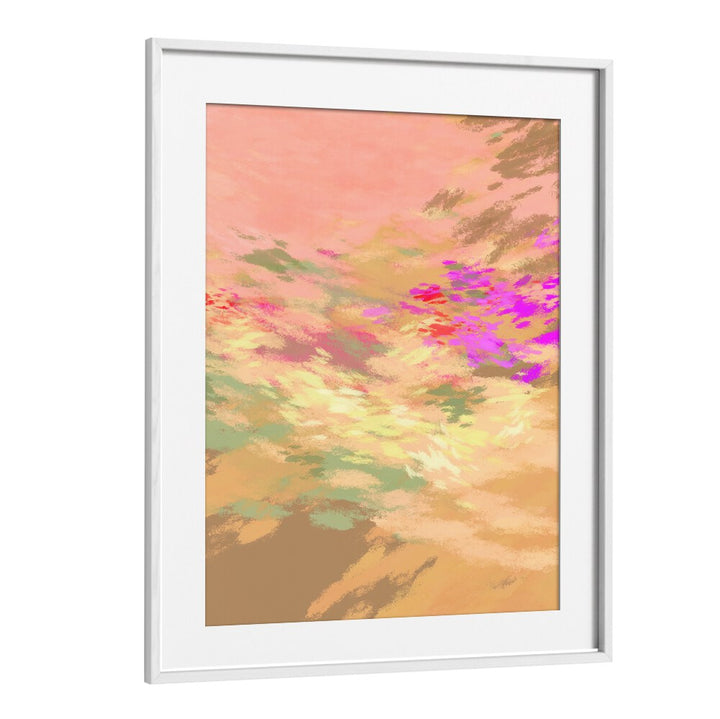 Vibrant colors in LAZY SUMMER DAYS VII, ABSTRACT PAINTINGS evoke relaxation and sunlit moments for your summer decor.