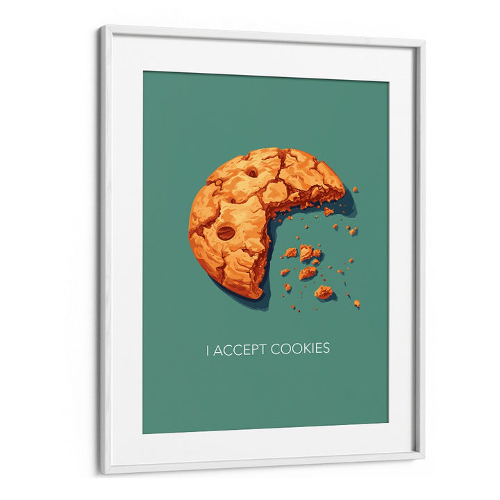 I ACCEPT COOKIES BY ANDREAS MAGNUSSON,  CAFE ART PRINTS , CAFE POSTERS