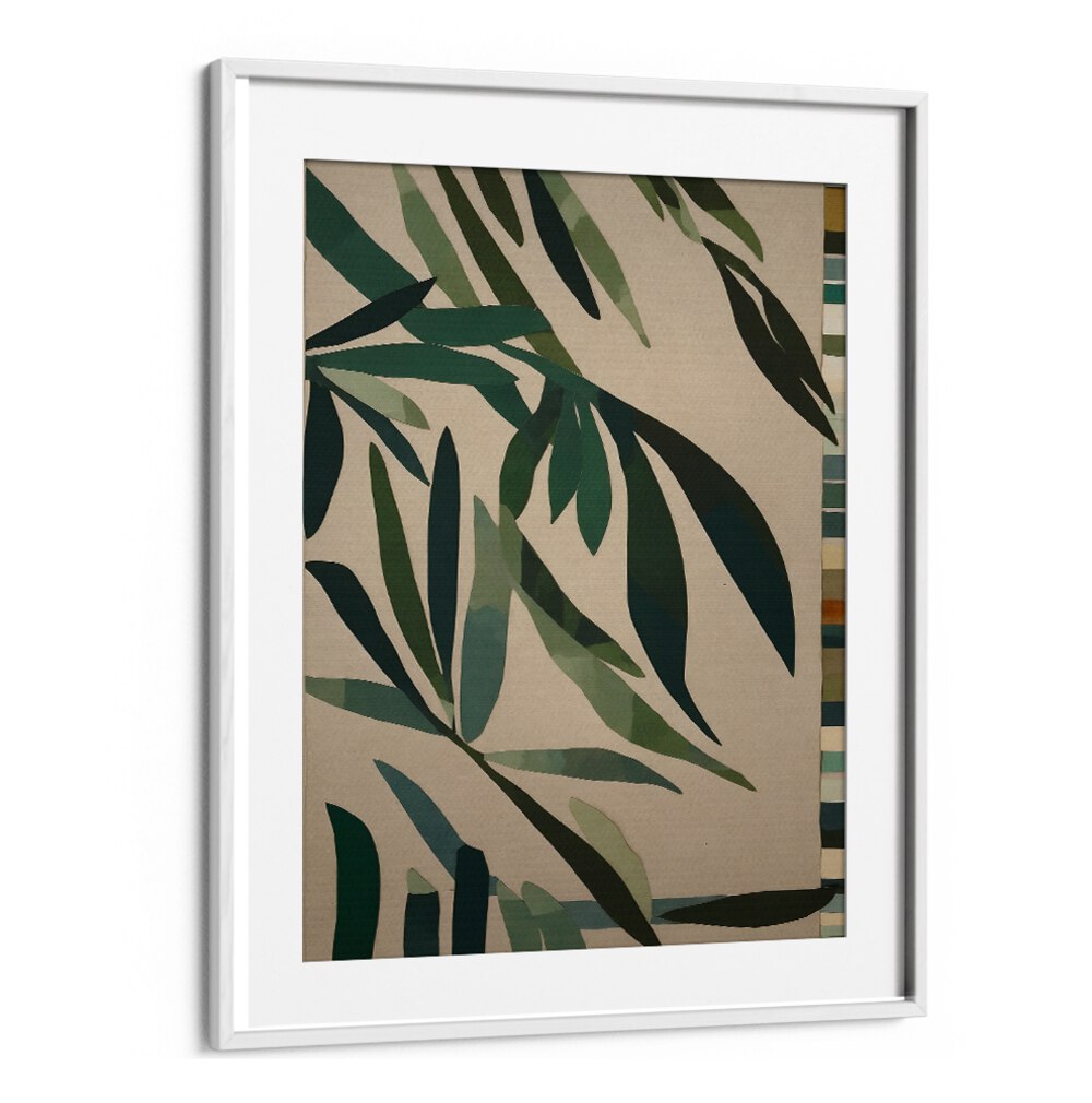 PAPER CUT GREEN LEAVES, FLORAL FLOWER PAINTINGS enhance any space with vibrant nature-inspired artistry.