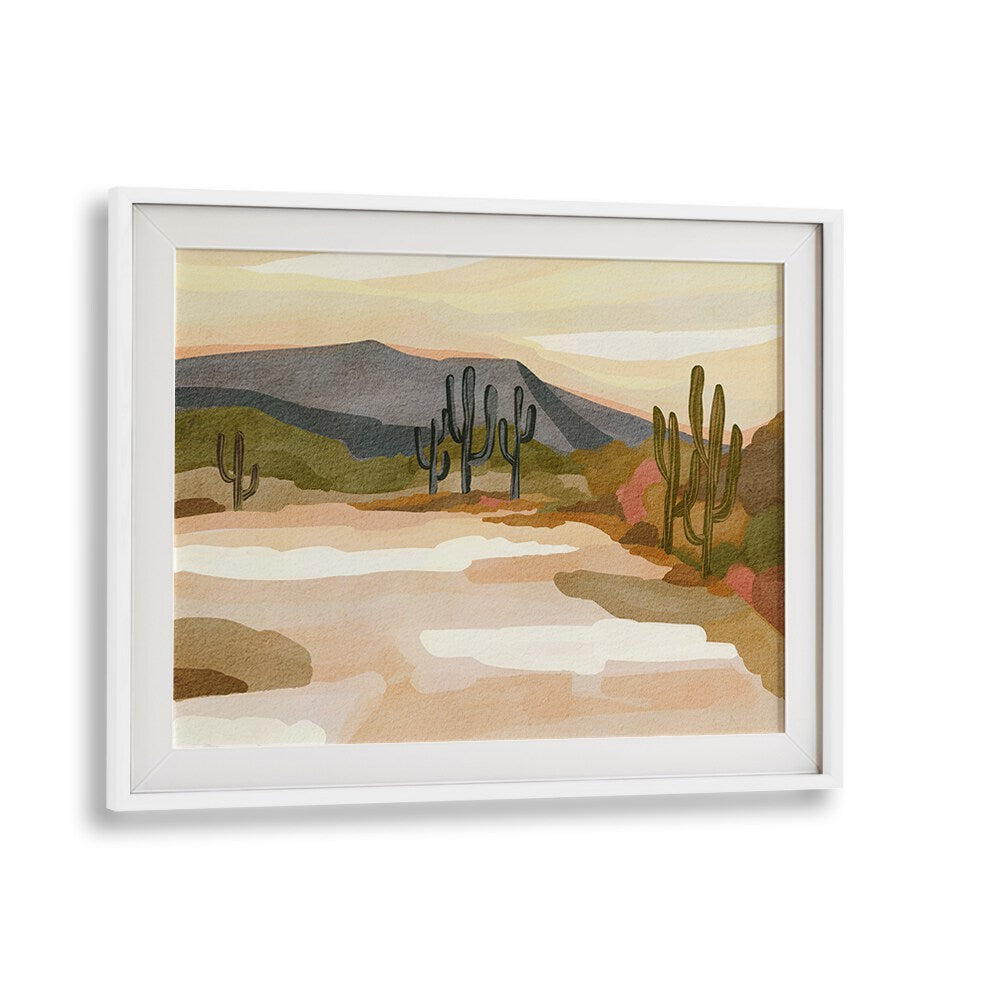 ROCKY HILL AND CACTUS , LANDSCAPE PAINTINGS