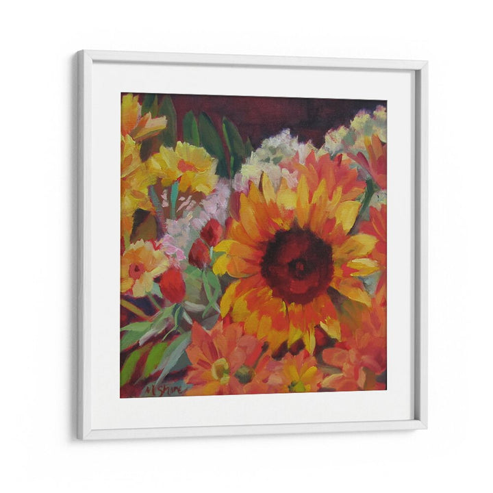 EMILY FLOWERS , FLORAL FLOWER PAINTINGS