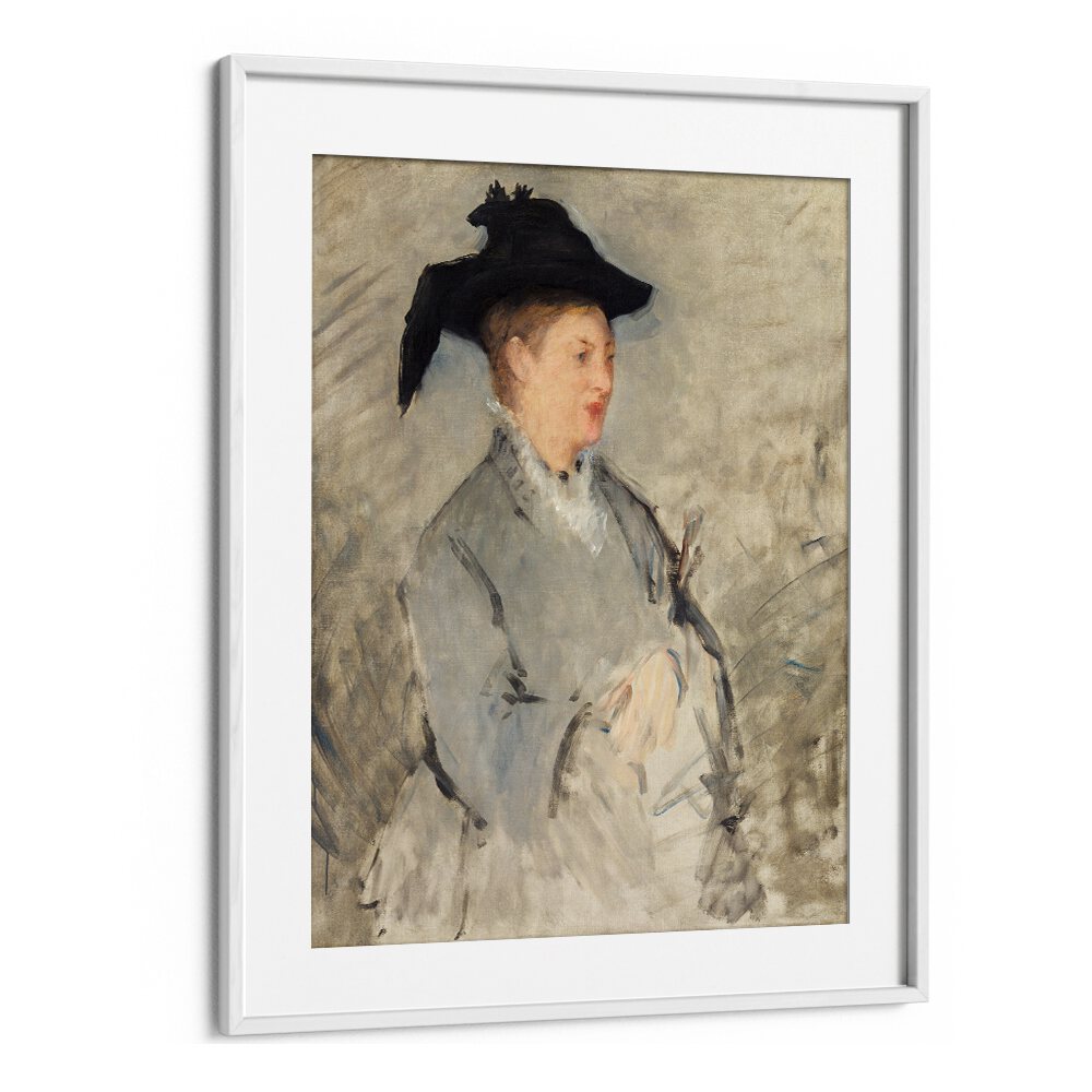 MADAME ÉDOUARD MANET (SUZANNE LEENHOFF, 1830–1906) BY EDOUARD MANET , VINTAGE PAINTINGS