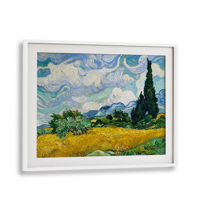 VINCENT VAN GOGH'S WHEAT FIELD WITH CYPRESSES (1889),  VINTAGE PAINTINGS