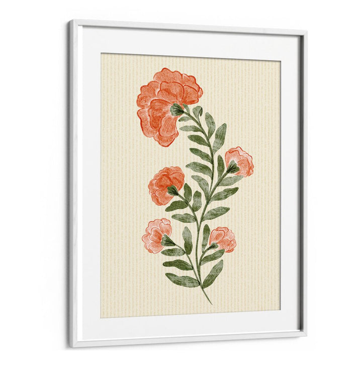 MARIGOLD FLOWERS , FLORAL FLOWER PAINTINGS