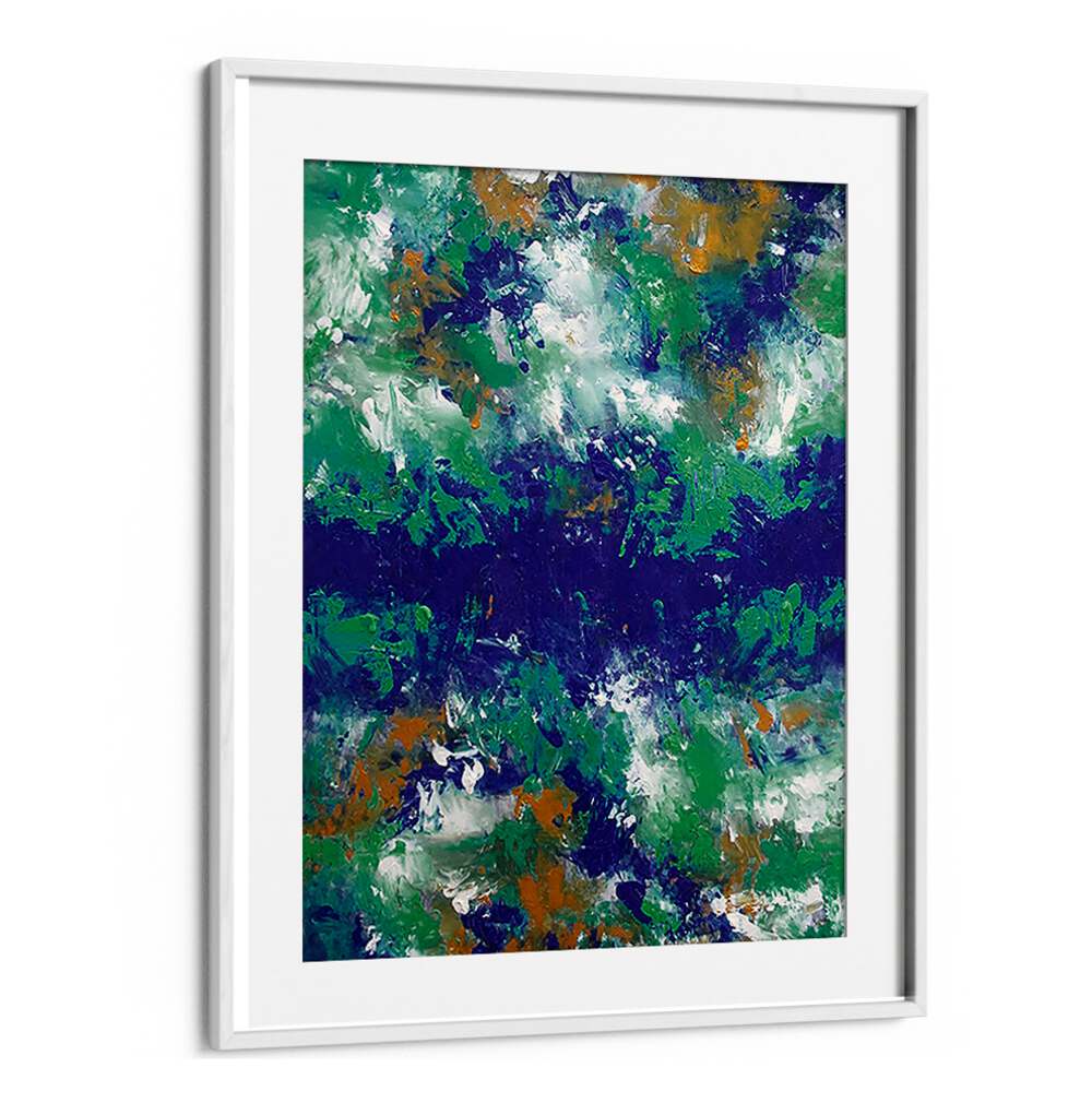 Enhance your decor with the vibrant BLU BOUQUET, ABSTRACT PAINTINGS, showcasing rich colors and artistic flair.
