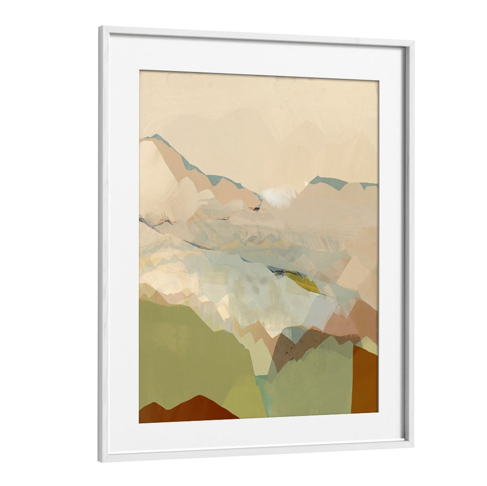 Captivating PEACHY MOUNTAIN RANGE I, LANDSCAPE PAINTINGS, featuring a blend of soft colors and textures for your space.