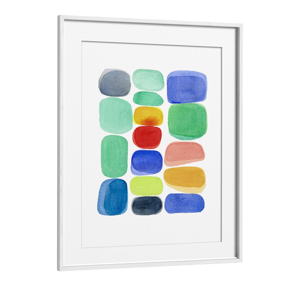 Vibrant COLOR BLOCKS I, ABSTRACT PAINTINGS, enhance your space with contemporary artistry and creative flair.