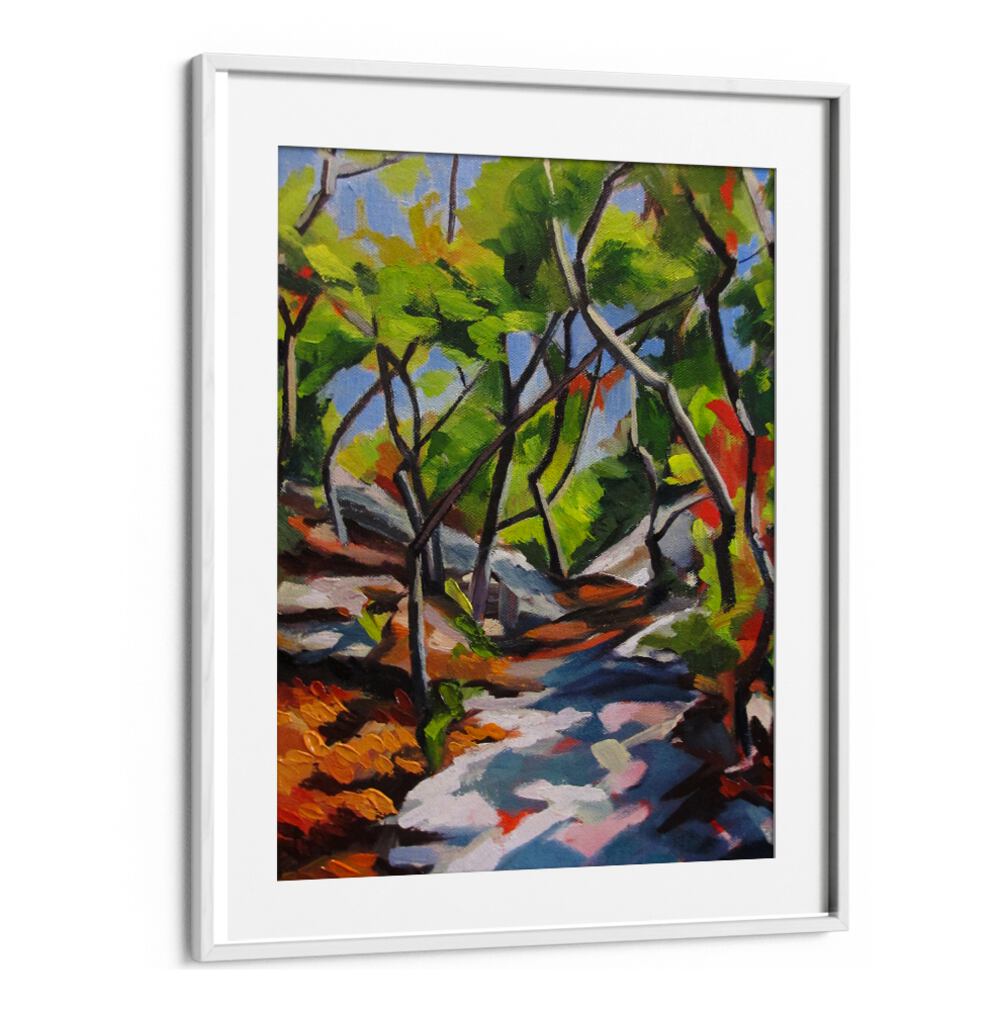 PATH AT THE JERSEY SHORE , LANDSCAPE PAINTINGS