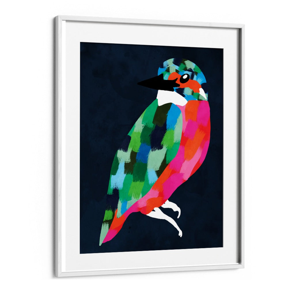 Vibrant PATCHWORK PERFECTION, ANIMAL PAINTINGS showcase colorful bird art, adding charm and warmth to your home.