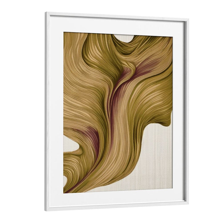 Elegant NATURE LINE V, ABSTRACT PAINTINGS featuring flowing organic shapes in warm hues, perfect for your home decor.