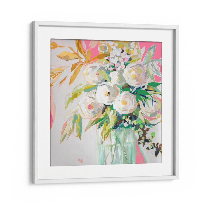 Brighten your space with SPRINGTIME SOIREE FLORAL, FLORAL FLOWER PAINTINGS showcasing vibrant, abstract floral art.