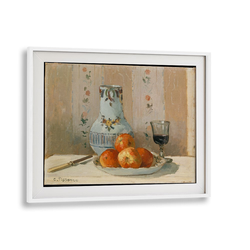 STILL LIFE WITH APPLES AND PITCHER (1872) , VINTAGE PAINTINGS