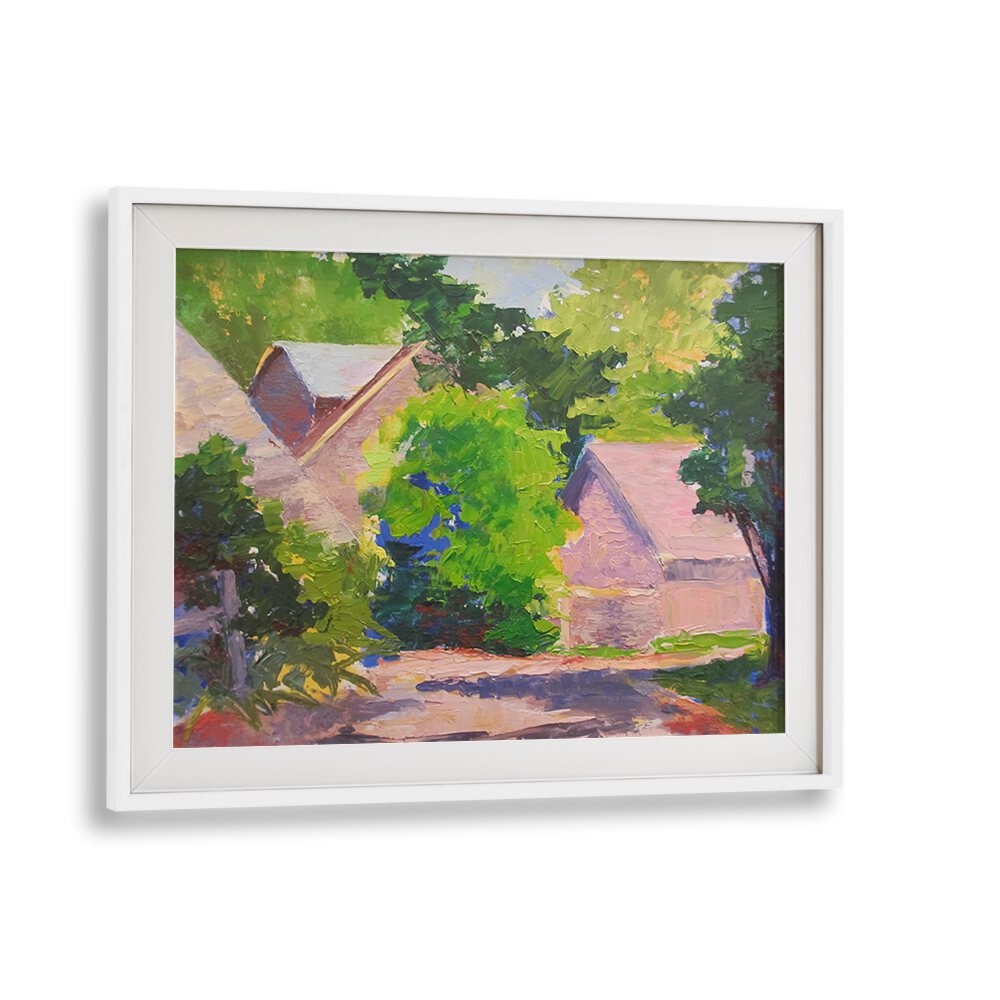 BEND IN THE ROAD , LANDSCAPE PAINTINGS