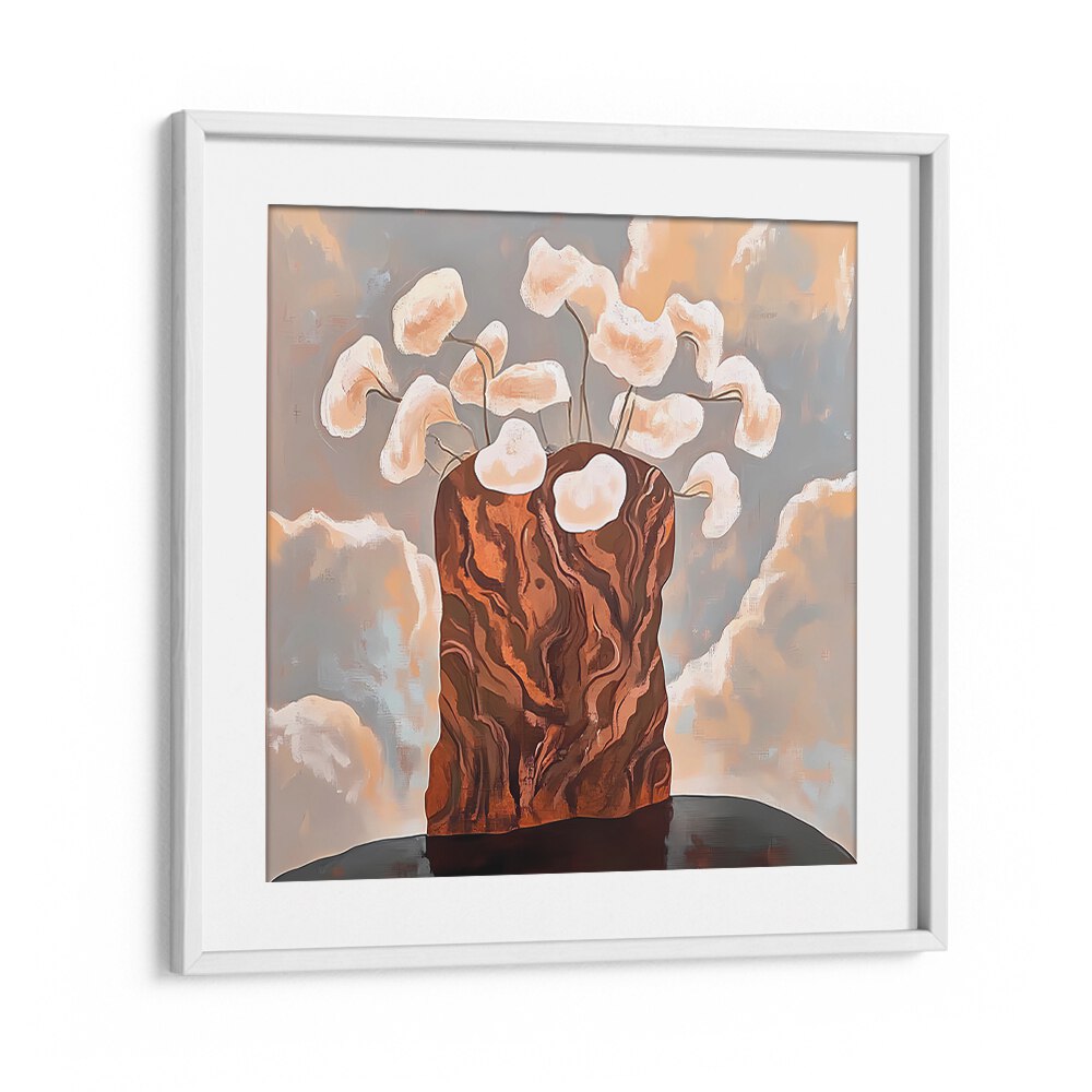 Stylish FLOWER POT ABSTRACT II, perfect for enhancing home décor with artful plant display and unique design.