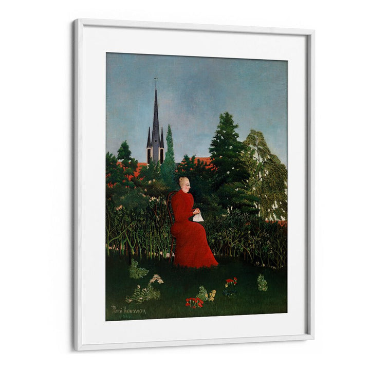 WOMAN IN A LANDSCAPE (1893–1896) , VINTAGE PAINTINGS