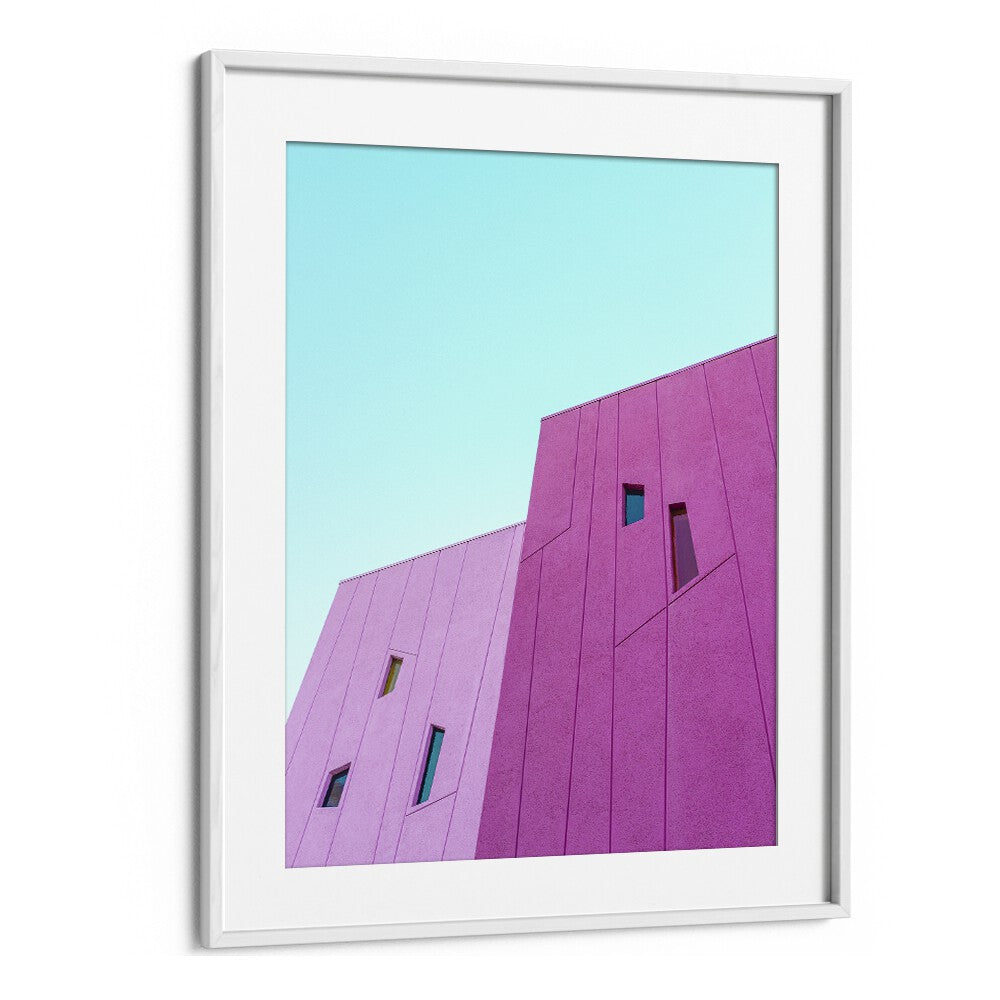 surreal painting - SAGUARO HOTEL PINK BUILDING WALLS by Asianmonk