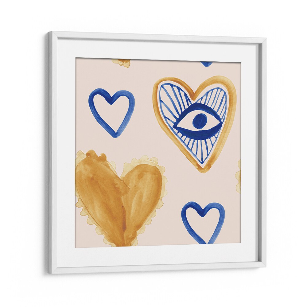 Watercolour tile featuring surreal art prints, perfect for adding artistic flair to any space.