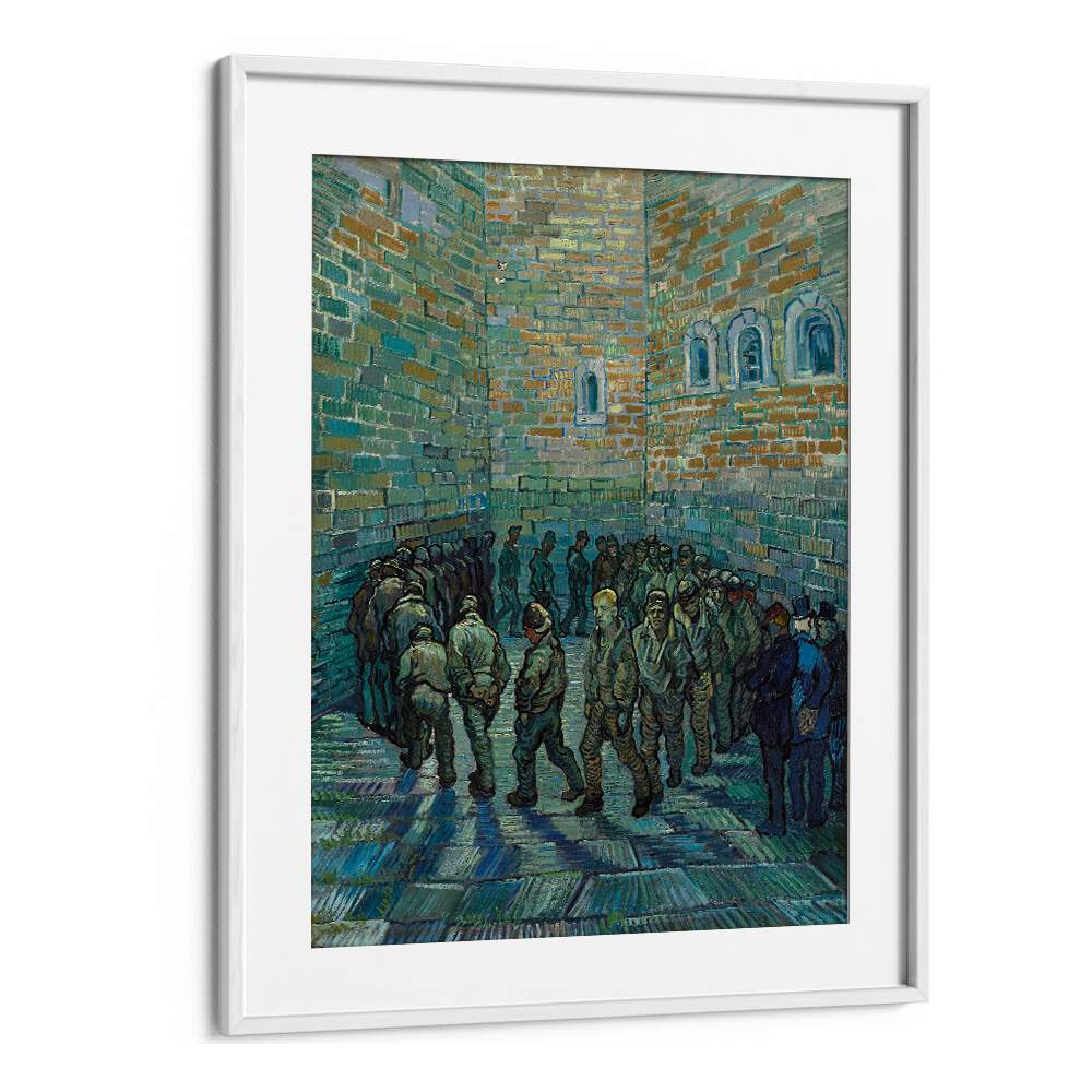 VINCENT VAN GOGH'S PRISONERS EXERCISING (1890) ,  VINTAGE PAINTINGS