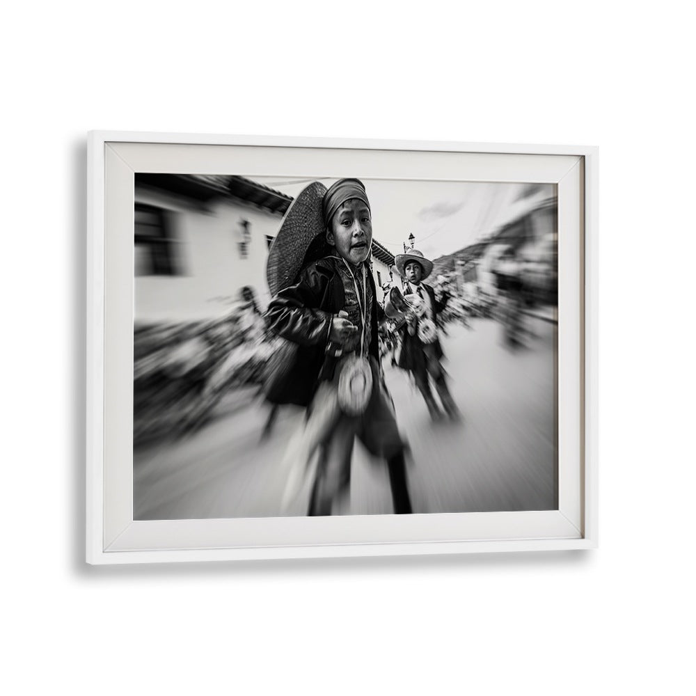 Vibrant street scene capturing joy in motion, part of LA FIESTA, PHOTOGRAPHY PRINTS collection. Celebrate life’s moments!