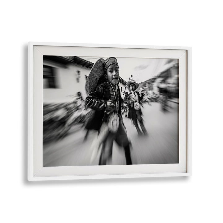 Vibrant street scene capturing joy in motion, part of LA FIESTA, PHOTOGRAPHY PRINTS collection. Celebrate life’s moments!