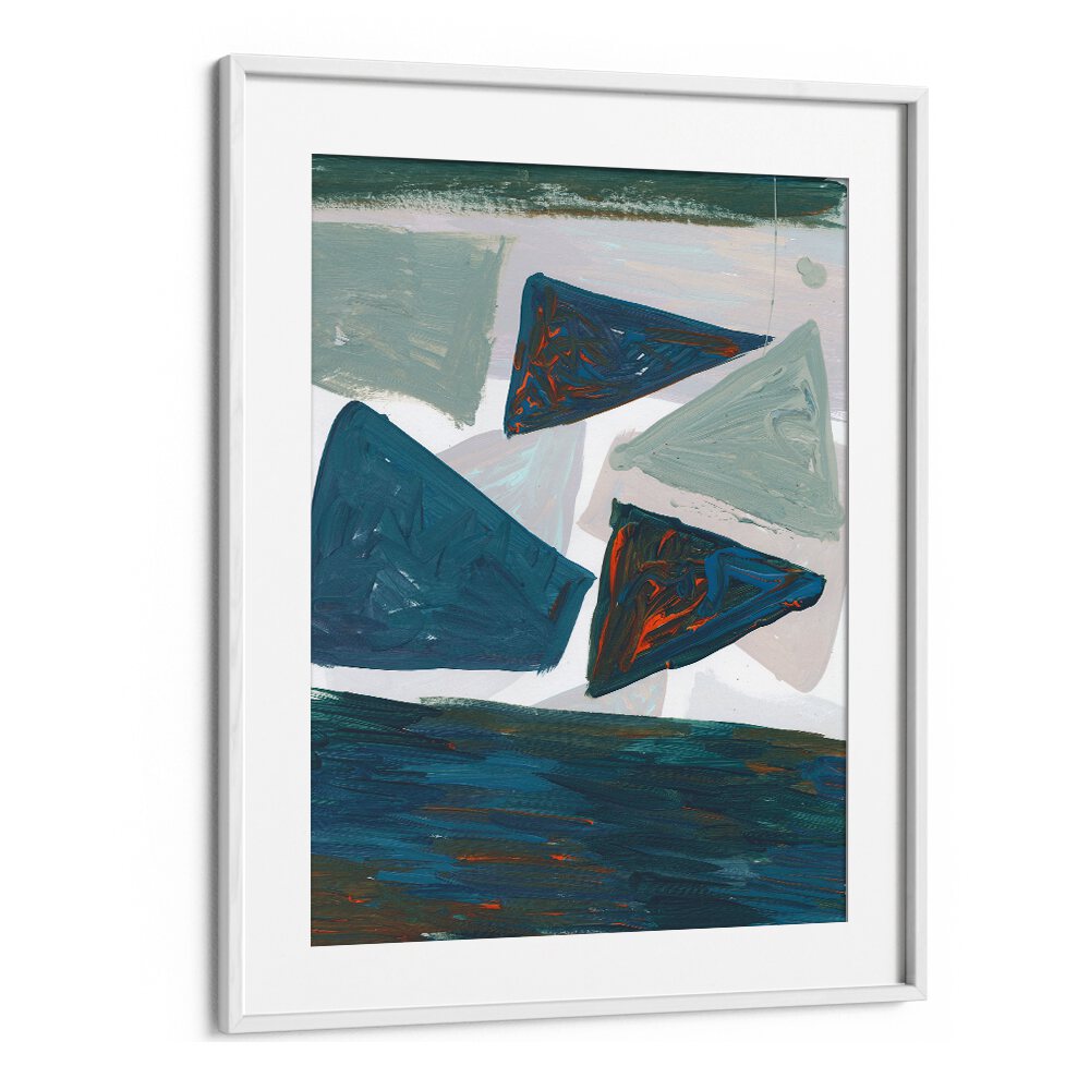 Elegant MIRRORED MOUNTAINS, ABSTRACT PAINTINGS add a stylish touch to any decor, enhancing your unique home aesthetic.