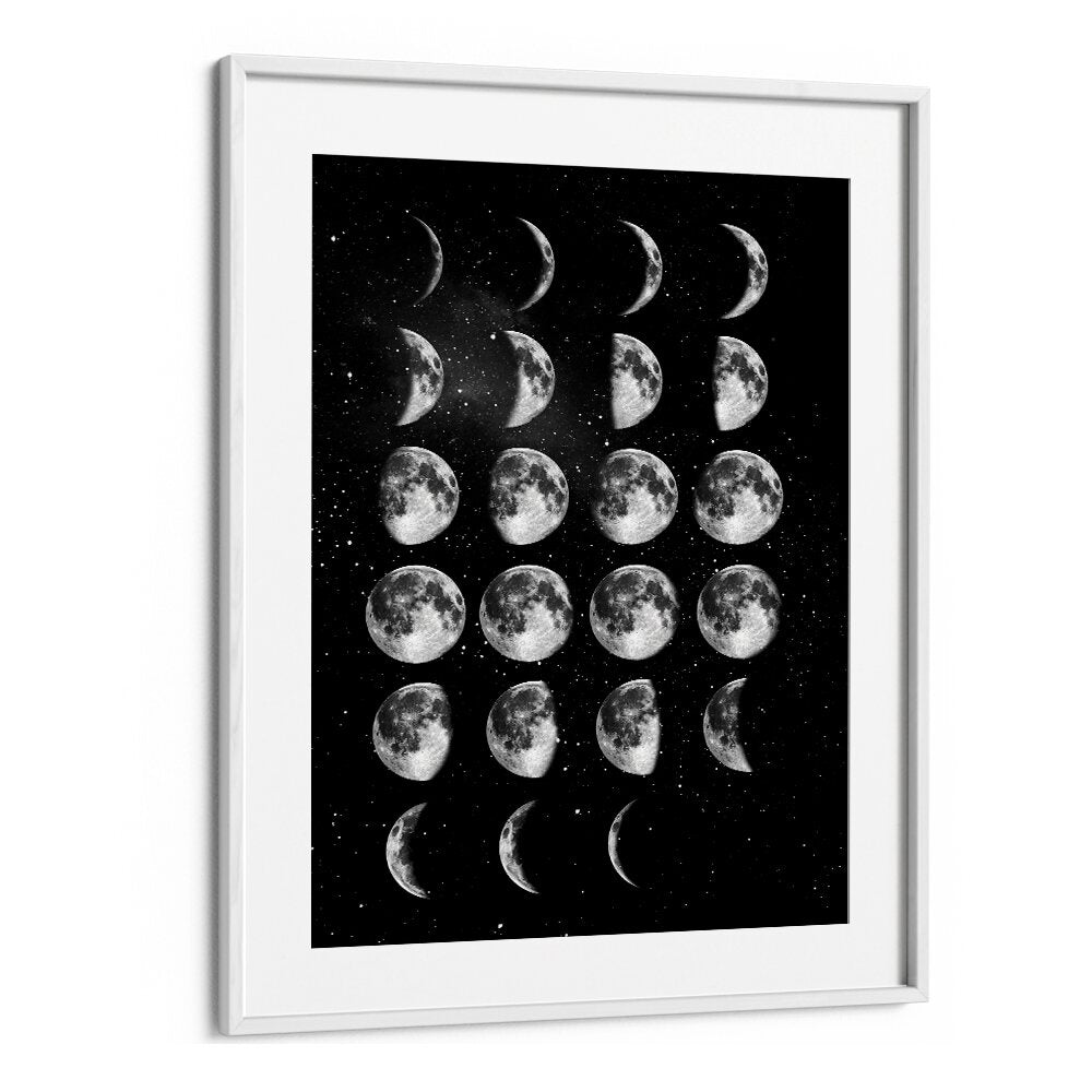 MOON PHASES BY BRETT WILSON , WALL ART PRINTS