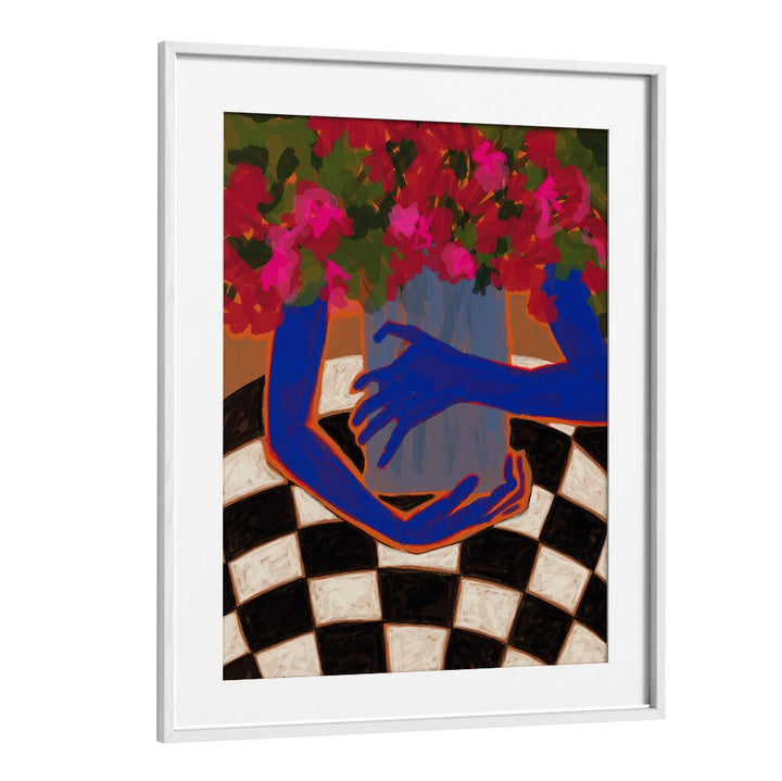 IN  THE MORNING , FLORAL FLOWER PAINTINGS