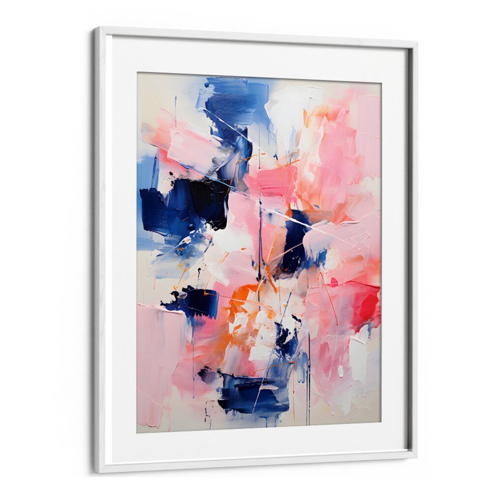 BLUSH INDIGO ABSTRACT PRINT SECOND 4X