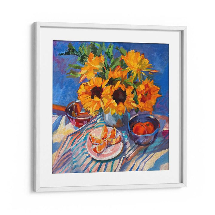 MORNING , FLORAL FLOWER PAINTINGS