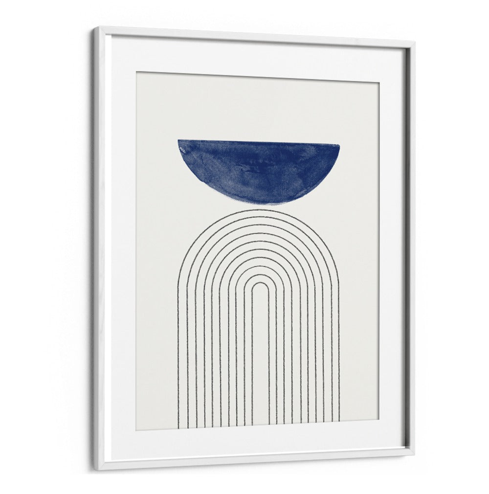 Elegant BLUE MOON NO3. , GEOMETRIC ART PRINTS featuring abstract design, perfect for enhancing any modern space.
