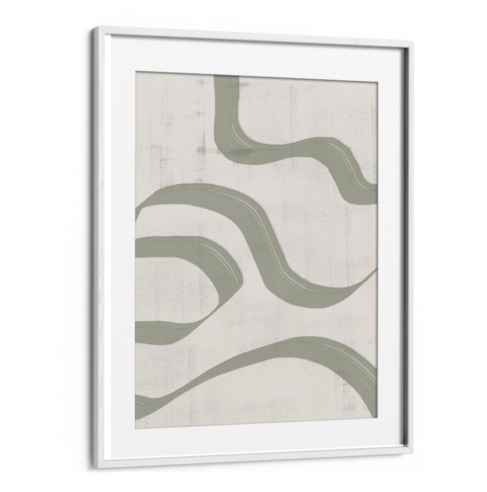 GREEN WAVES NO.2 , ABSTRACT PAINTINGS